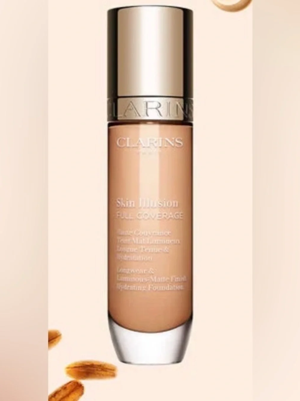 *NIB 117N 1oz* CLARINS Skin Illusion Full Coverage Foundation